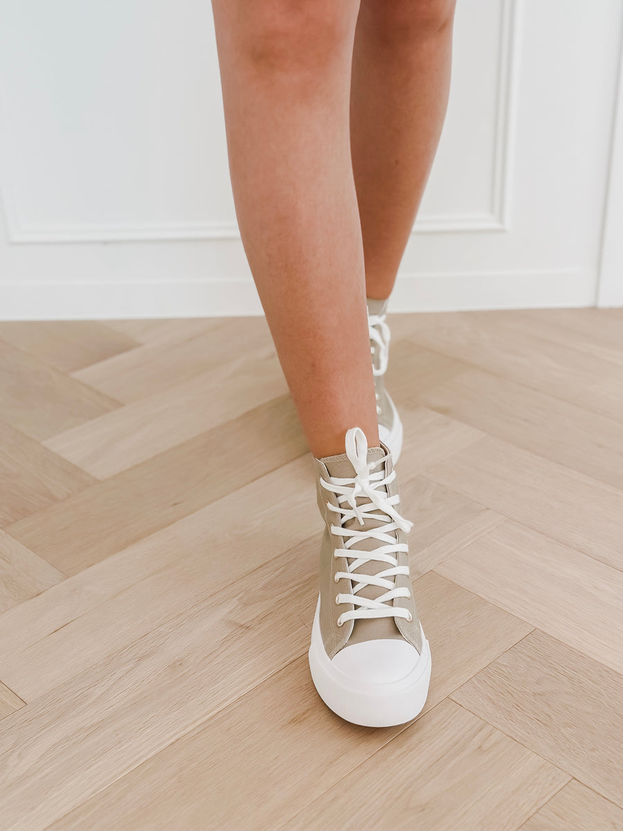 Taupe Love Sneakers