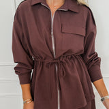 Brown Red Elona Jacket