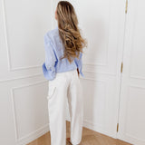 White Morgan Heart Back Pocket Jeans