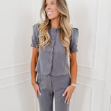 Grey Esmeralda Blouse