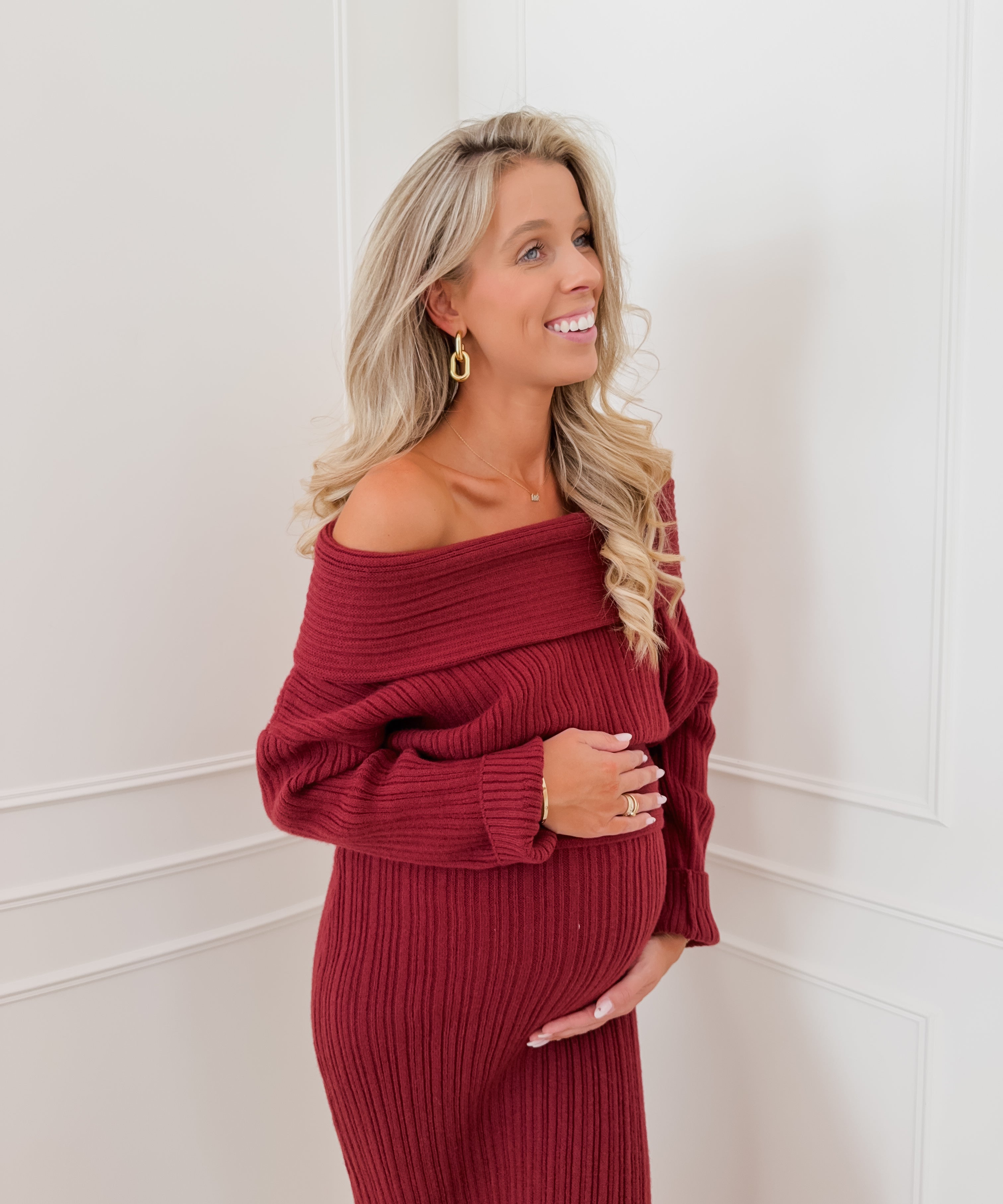 Wine Red Bandeau Camila Ensemble