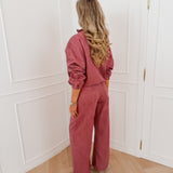 Raspberry Pink Cato Jeans
