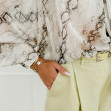 Snake Oversized Blouse