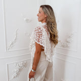 Nude See Through Medina Blouse