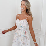Off White Florieke Butterfly Flower Dress
