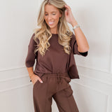 Dark Brown Jada T-Shirt