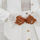 White Vicky Blazer