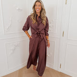 Bordeaux Umara Vichy Trouser