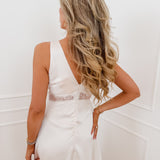 Peach Lace Meike Dress