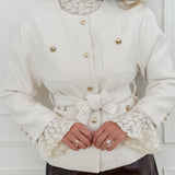 Crème Florina Tweed Jacket