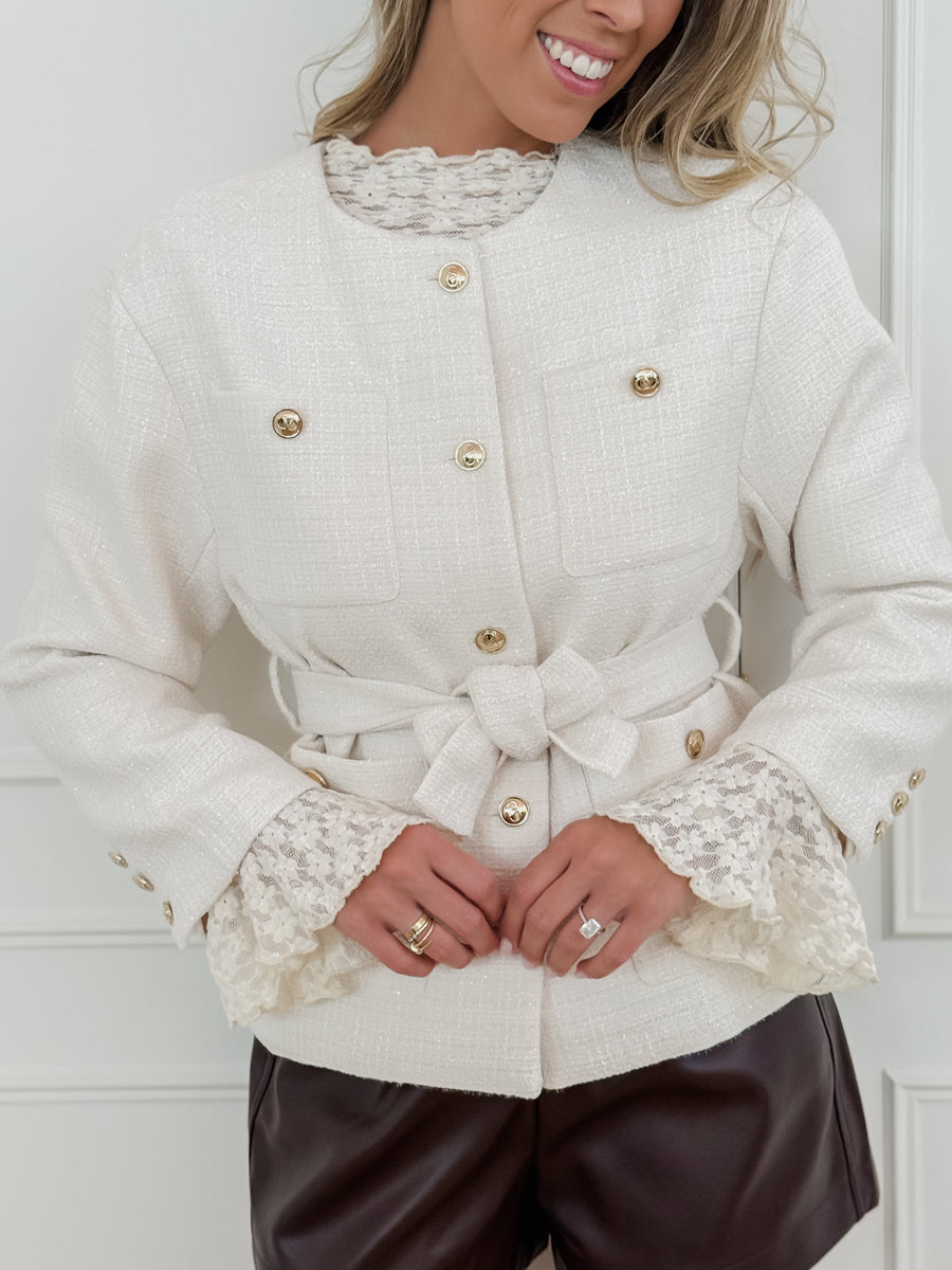 Crème Florina Tweed Jacket