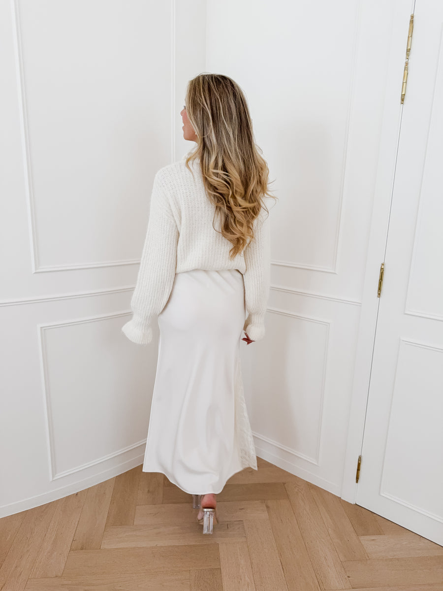 Cream Knitted Miranelle Sweater