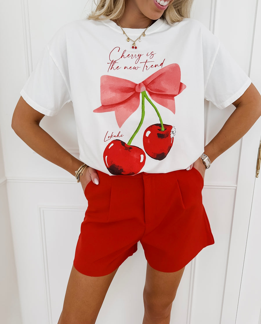 Little Bow Cherry T-Shirt