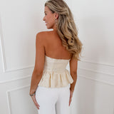 Vanilla Lucette Bandeau Top