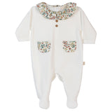 BABY - Ivory Garden Detail Bodysuit