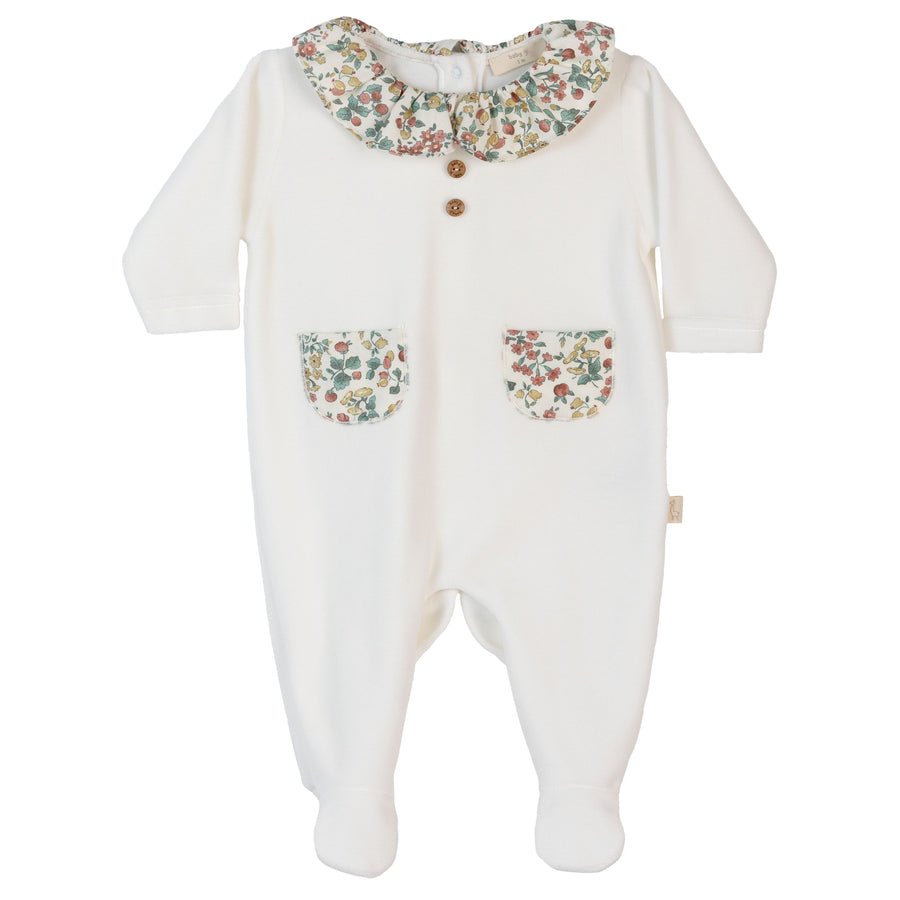BABY - Ivory Garden Detail Bodysuit
