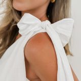 White Marrit One Shoulder Dress