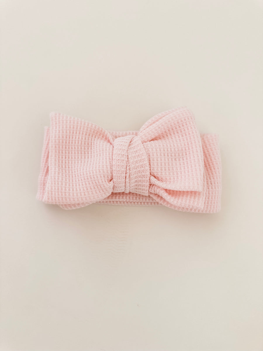 BABY - Baby Pink Waffle Hairband