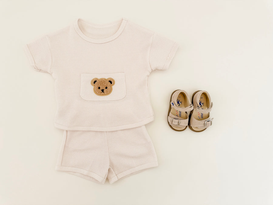 BABY - Beige Soft Teddy Bear Set