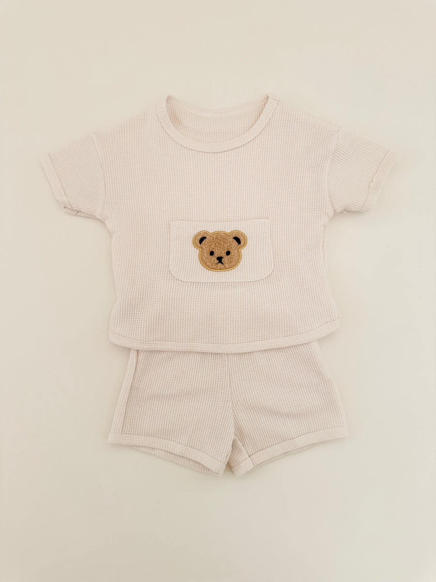 BABY - Beige Soft Teddy Bear Set