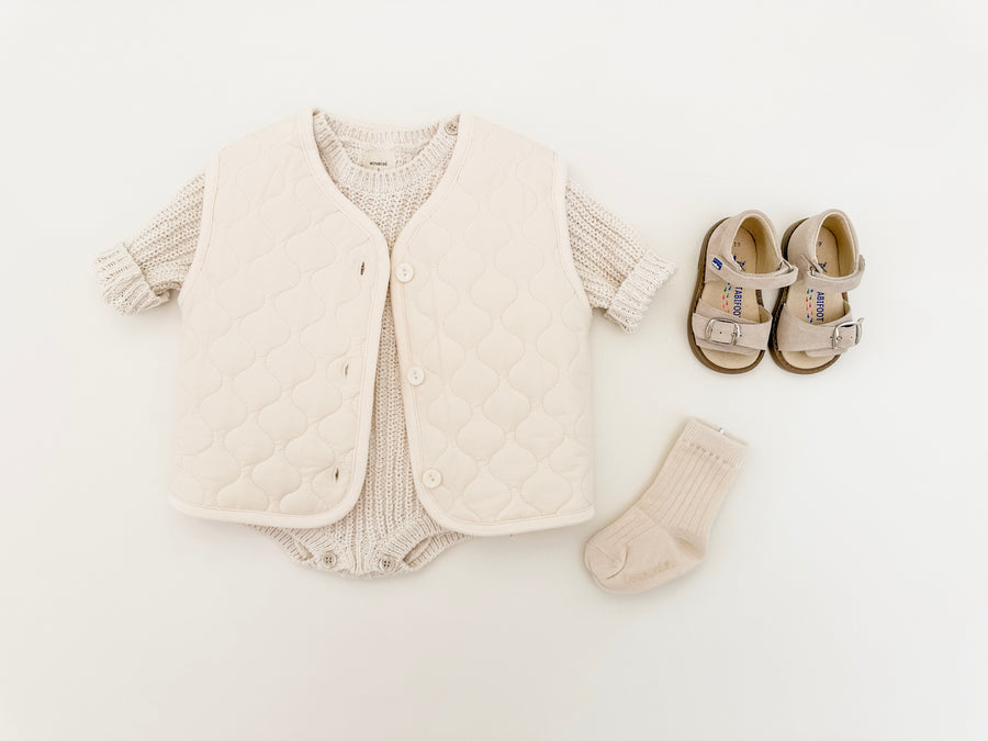 BABY - Crème Padded Body Coat