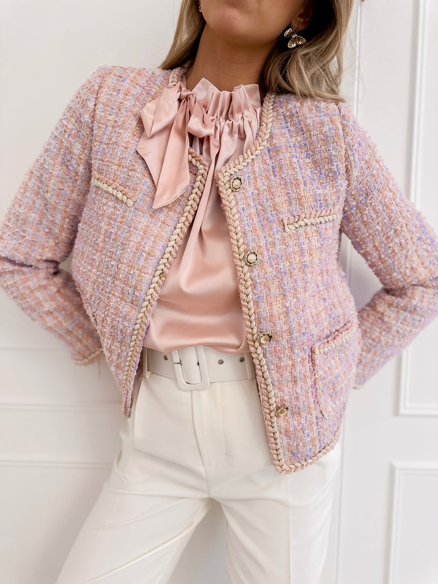 Pastel Tweed Jacket