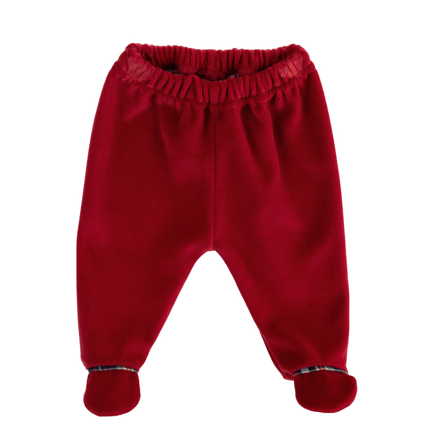 BABY - Red Velvet Bow Ensemble
