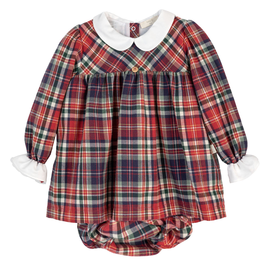 BABY - Christmas Bloomer Dress