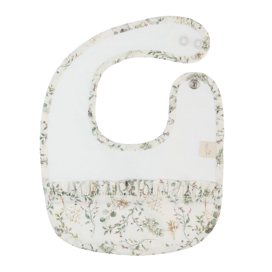 BABY - White Blossom Detail Bib