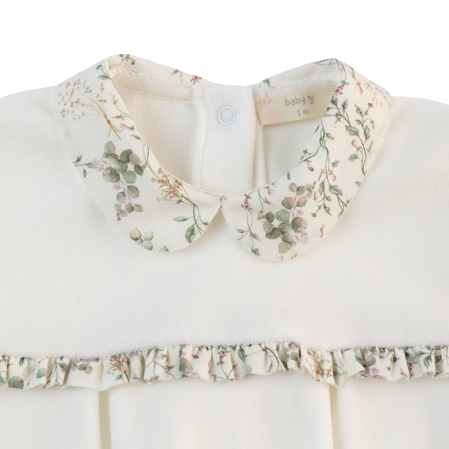 BABY - White Blossom Detail Bodysuit