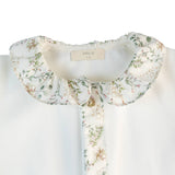 BABY - White Frill Collar Blossom Detail Bodysuit