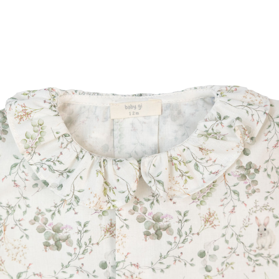 BABY - White Blossom Printed Blouse
