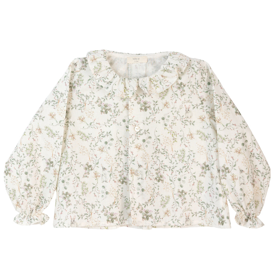BABY - White Blossom Printed Blouse