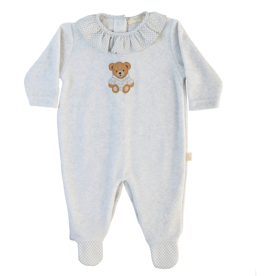 BABY - Thomas Frilly Footie Grey