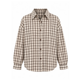 Beige Brown Vichy Umirana Blouse