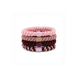 4-Pack Basic Essentials Elastics Blush