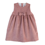 BABY - Old Pink Ribbel Bow Dress