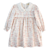 BABY - White Pink Printed Dress