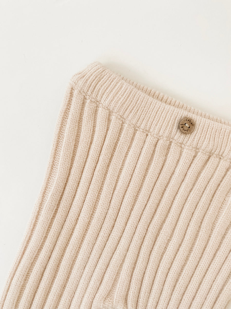 BABY - Lala Light Beige Knit Ya Pants