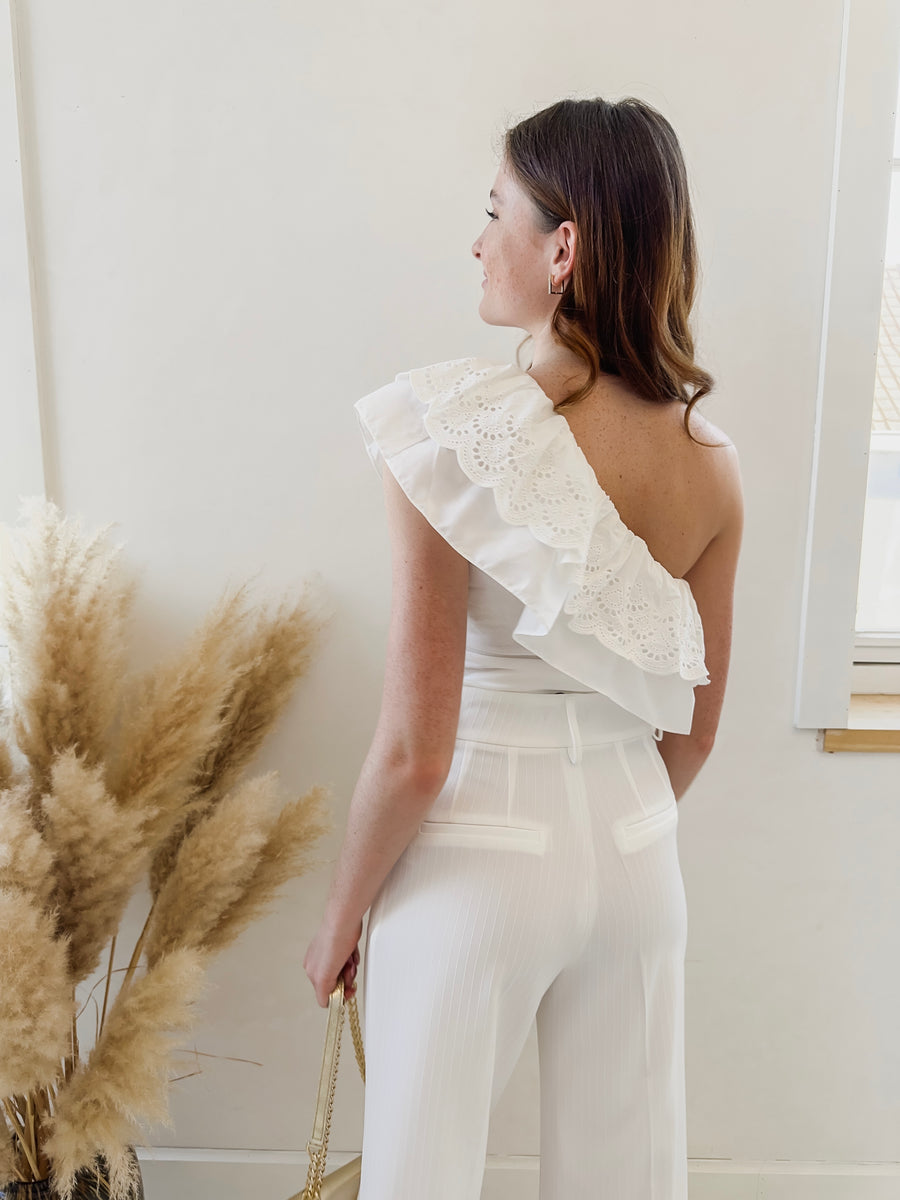 White Frill Lace Body