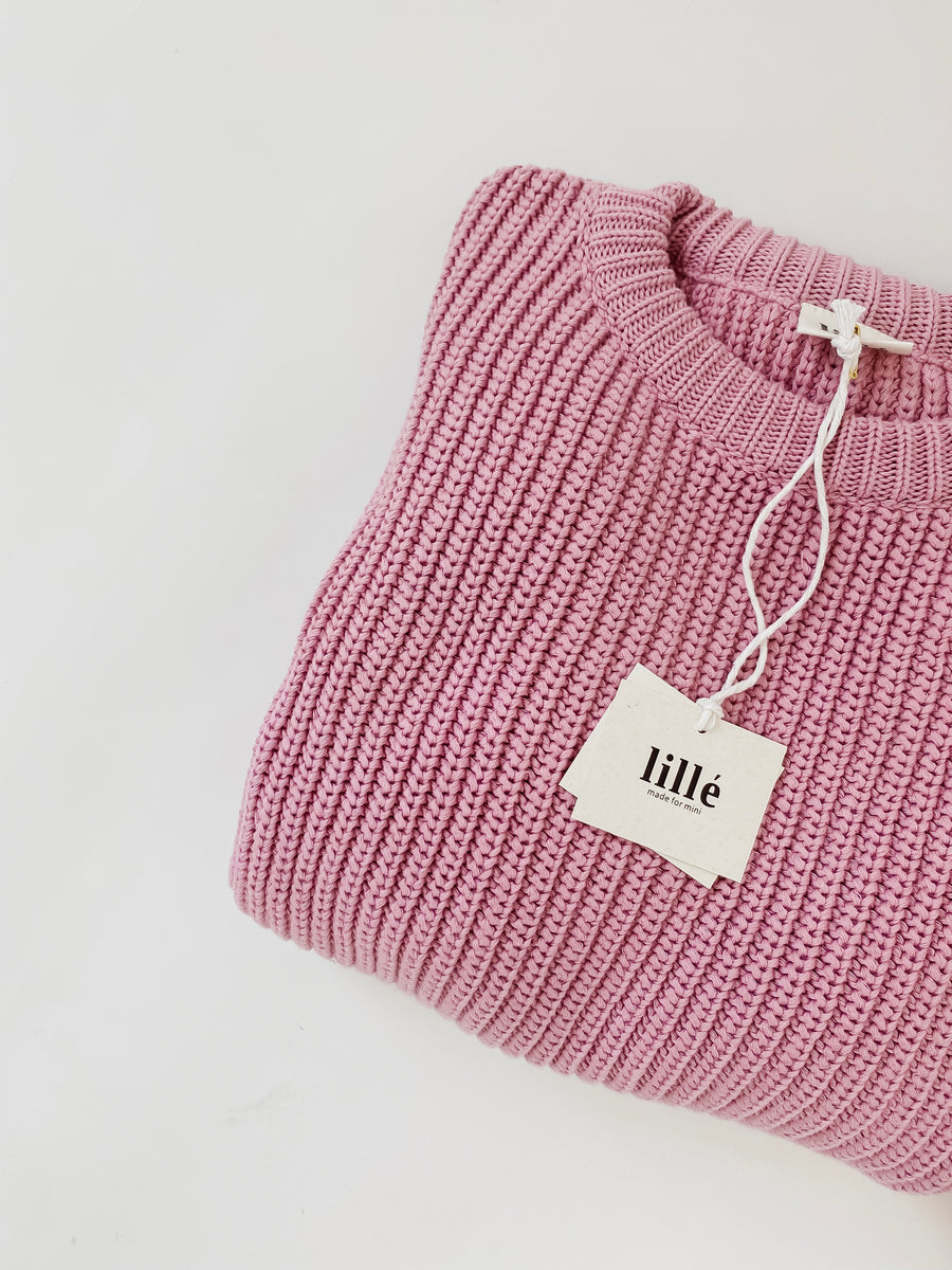 BABY - Pink Lillé Oversized Sweater MOM