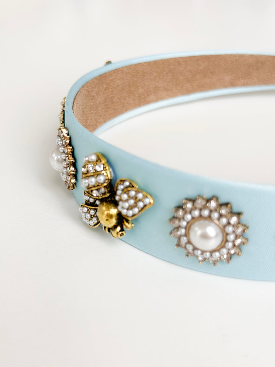 Hairband - Blue Little Bee