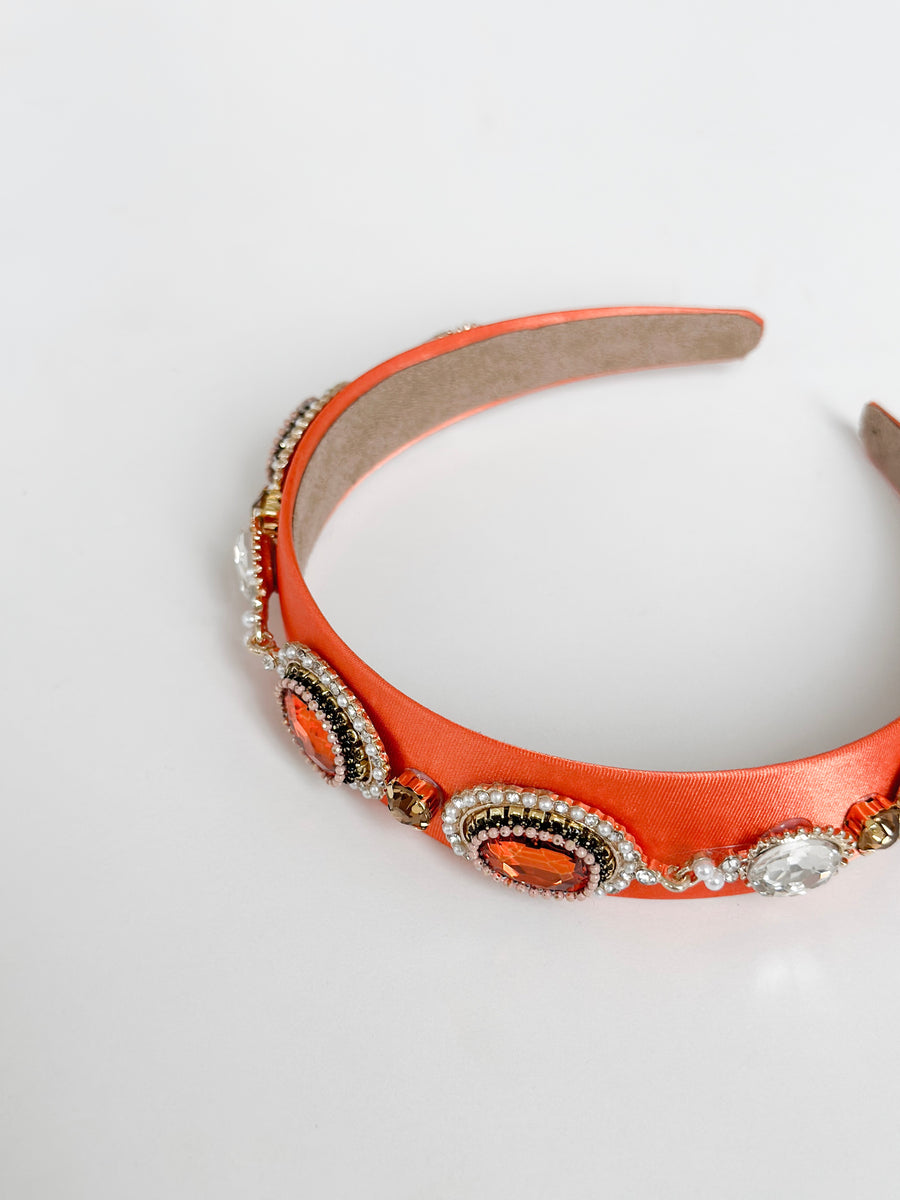 Hairband - Orange Diamond