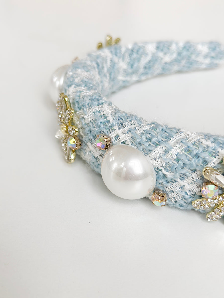 Hairband - Blue Pearl