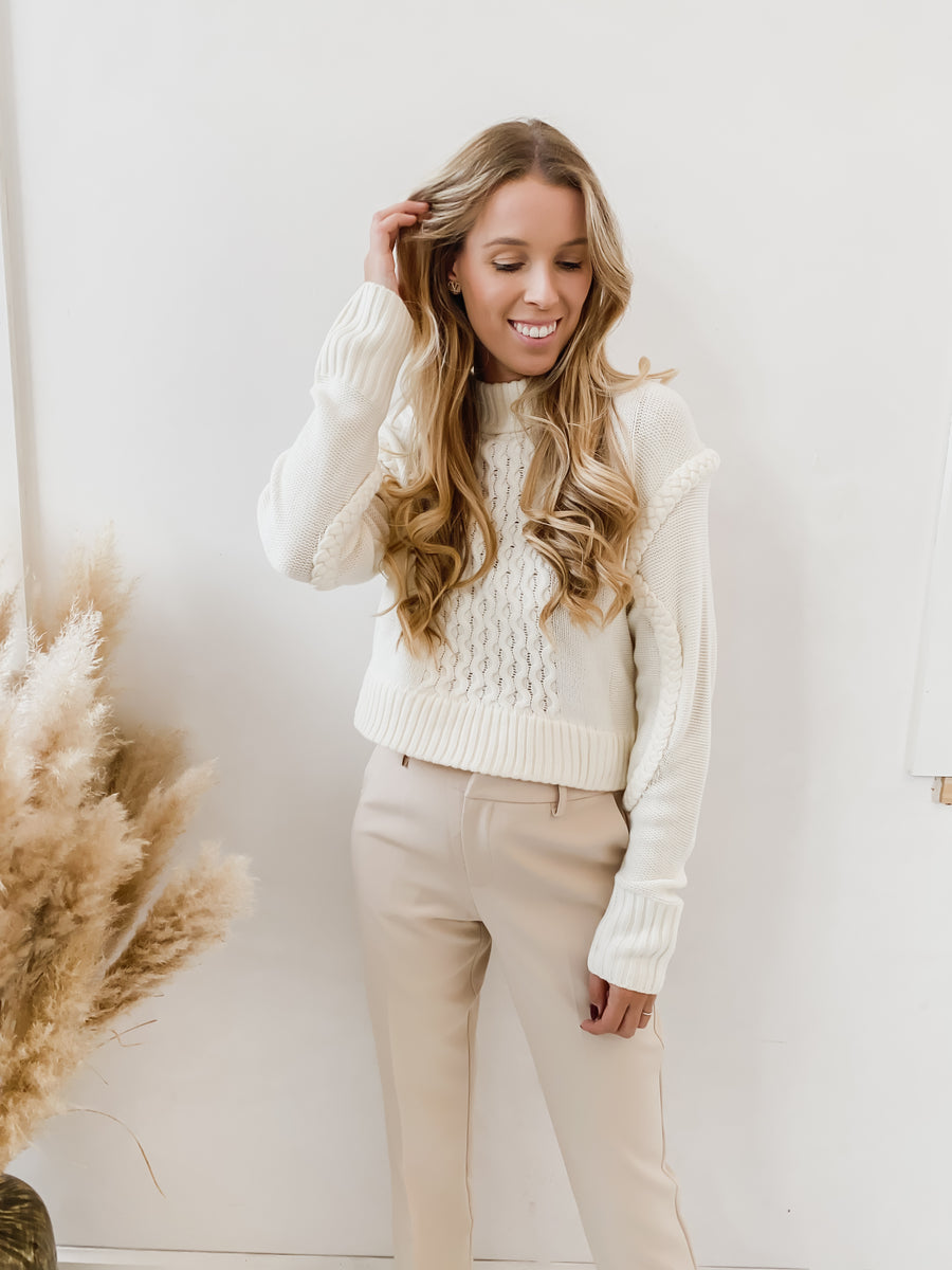 Vanille Cable Sweater