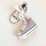 BABY - High Sneakers GREY ZIPPER