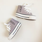 BABY - High Sneakers GREY ZIPPER