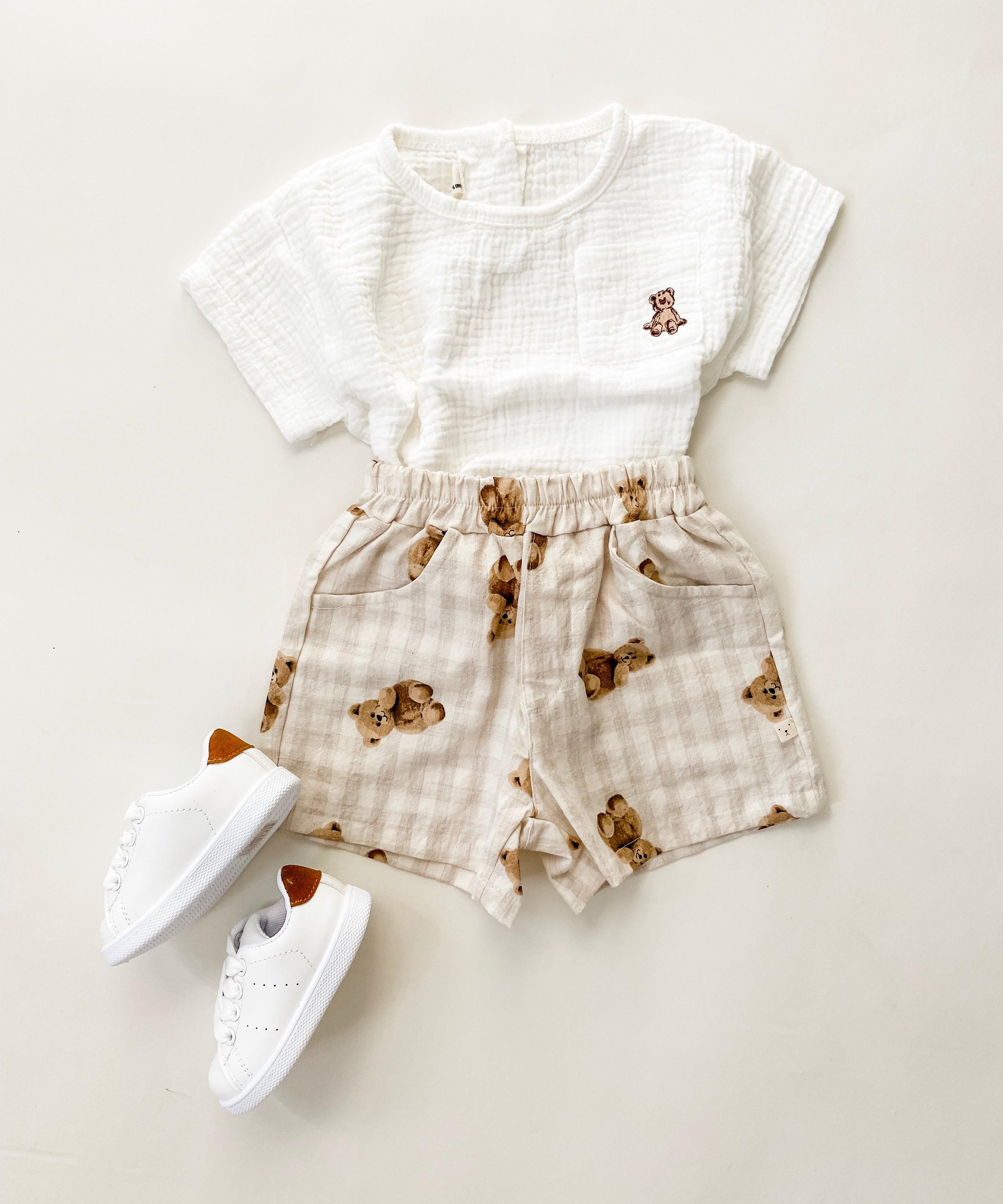 BABY - Camel  Detail Sneakers