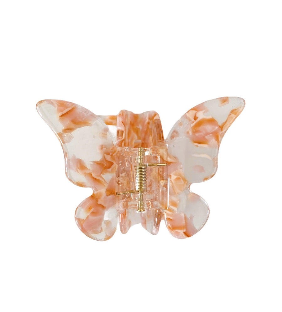 Orange Butterfly  Hairclip