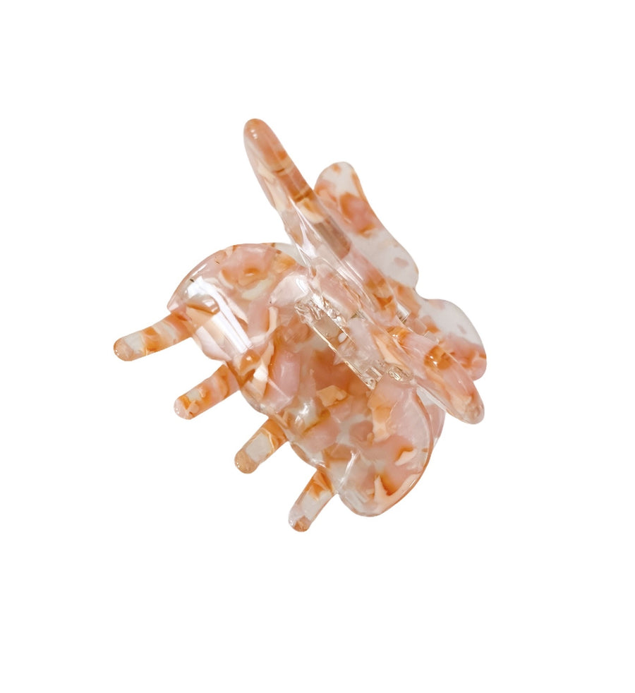 Orange Butterfly  Hairclip